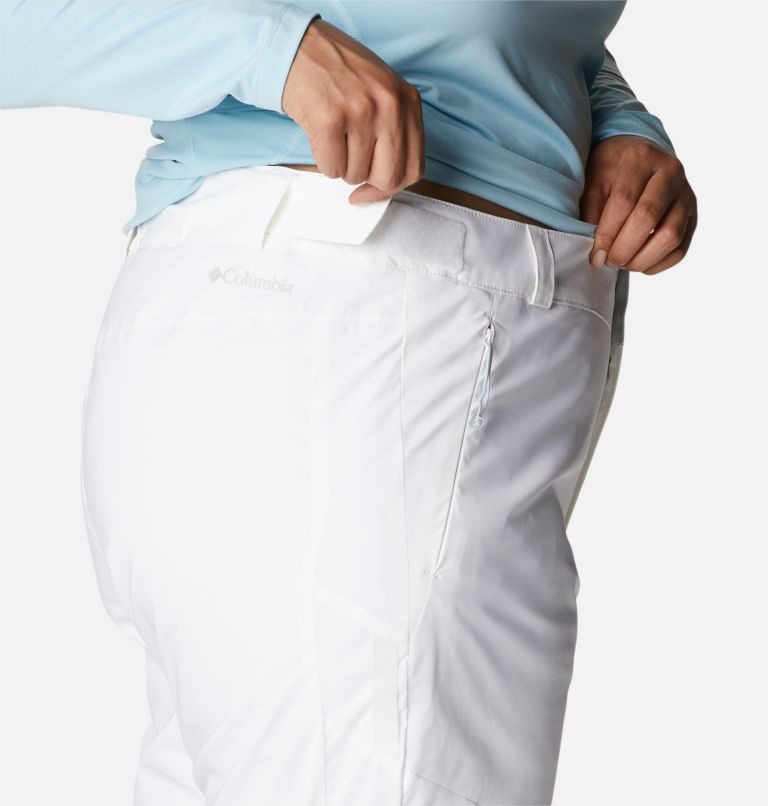 Women's Columbia Backslope II Omni-Heat Infinity Pants White | Plus Size CA-R836A